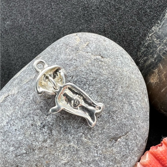 Sterling Silver.925. Articulated Puppy Dog Charm. Vintage - Picture 3 of 5